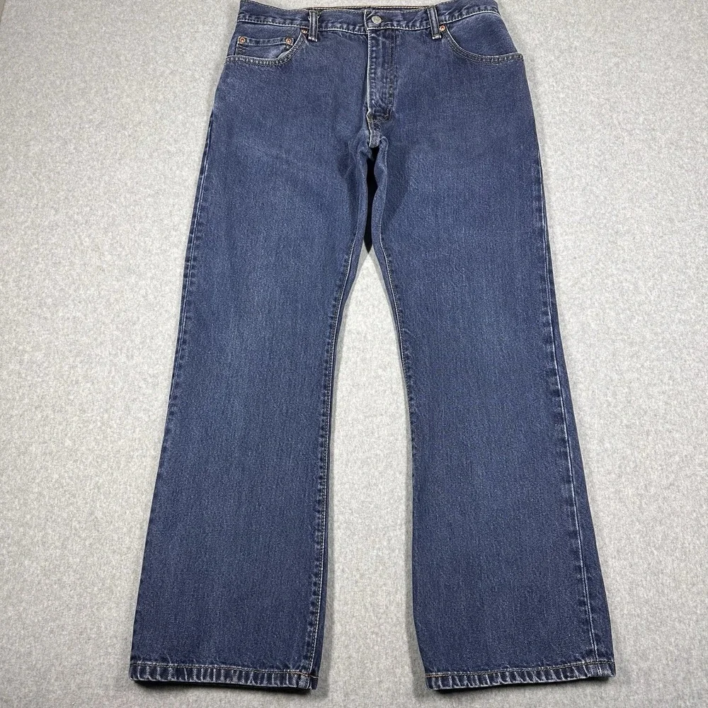 Levis 517 Bootcut Jeans Men's 35x30(34x30) Blue Western Cowboy Rodeo Denim